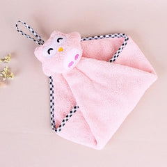 Owl Pattern Absorbent Microfiber Hand Towel