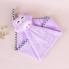 Owl Pattern Absorbent Microfiber Hand Towel