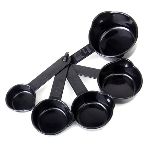 Black Plastic Measuring Cup
