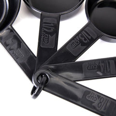 Black Plastic Measuring Cup