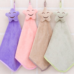 Smiling Face Hanging Hand Towel