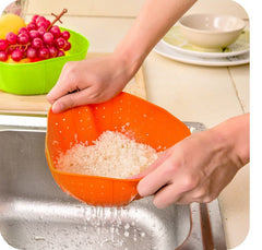 Kitchen Silicone Colander Strainer