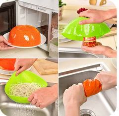 Kitchen Silicone Colander Strainer