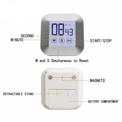 Touchscreen LCD Digital Kitchen Timer