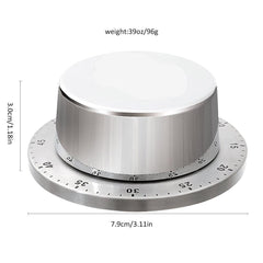 Stainless Steel Magnetic Kitchen Timer