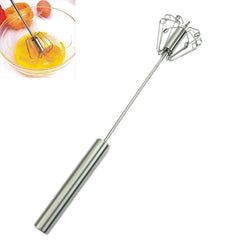 Rotate Hand Stainless Whisk Stirrer
