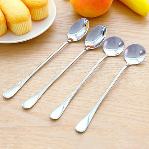 Long Handled Stainless Steel Spoon